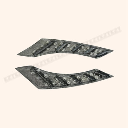 For R35 Gtr 08-17 Nis Style For Nissan Fender Vents Pair Fiber Glass