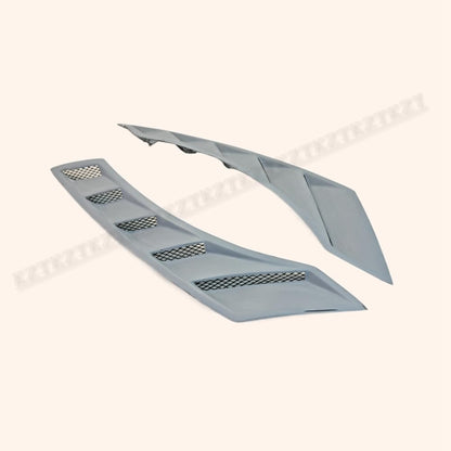 For R35 Gtr 08-17 Nis Style For Nissan Fender Vents Pair Fiber Glass