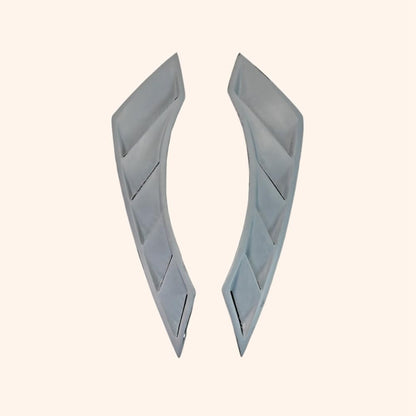 For R35 Gtr 08-17 Nis Style For Nissan Fender Vents Pair Fiber Glass