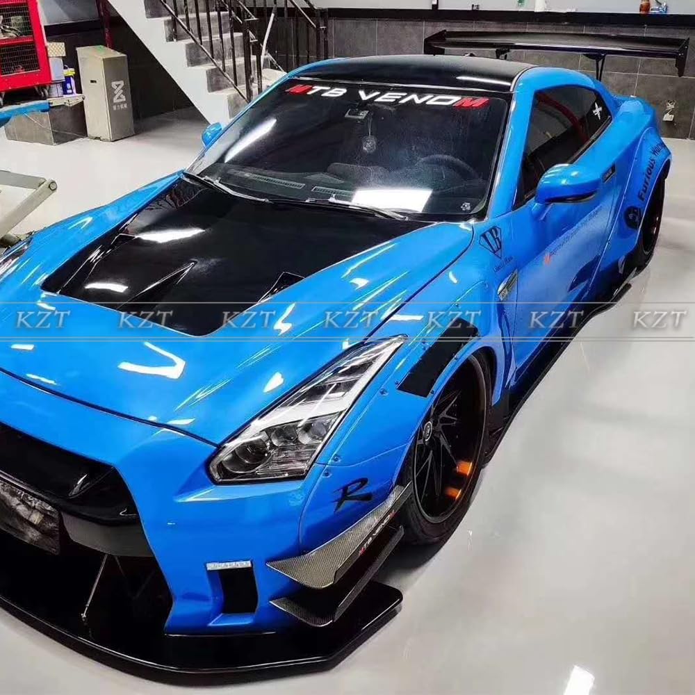 For R35 GTR 17 For Nissan + LIB Style Body Kits Fiber Glass (item as shown in pic) Kazento Carbon Parts 车身侧板 R35-BODY-LLB-FRP