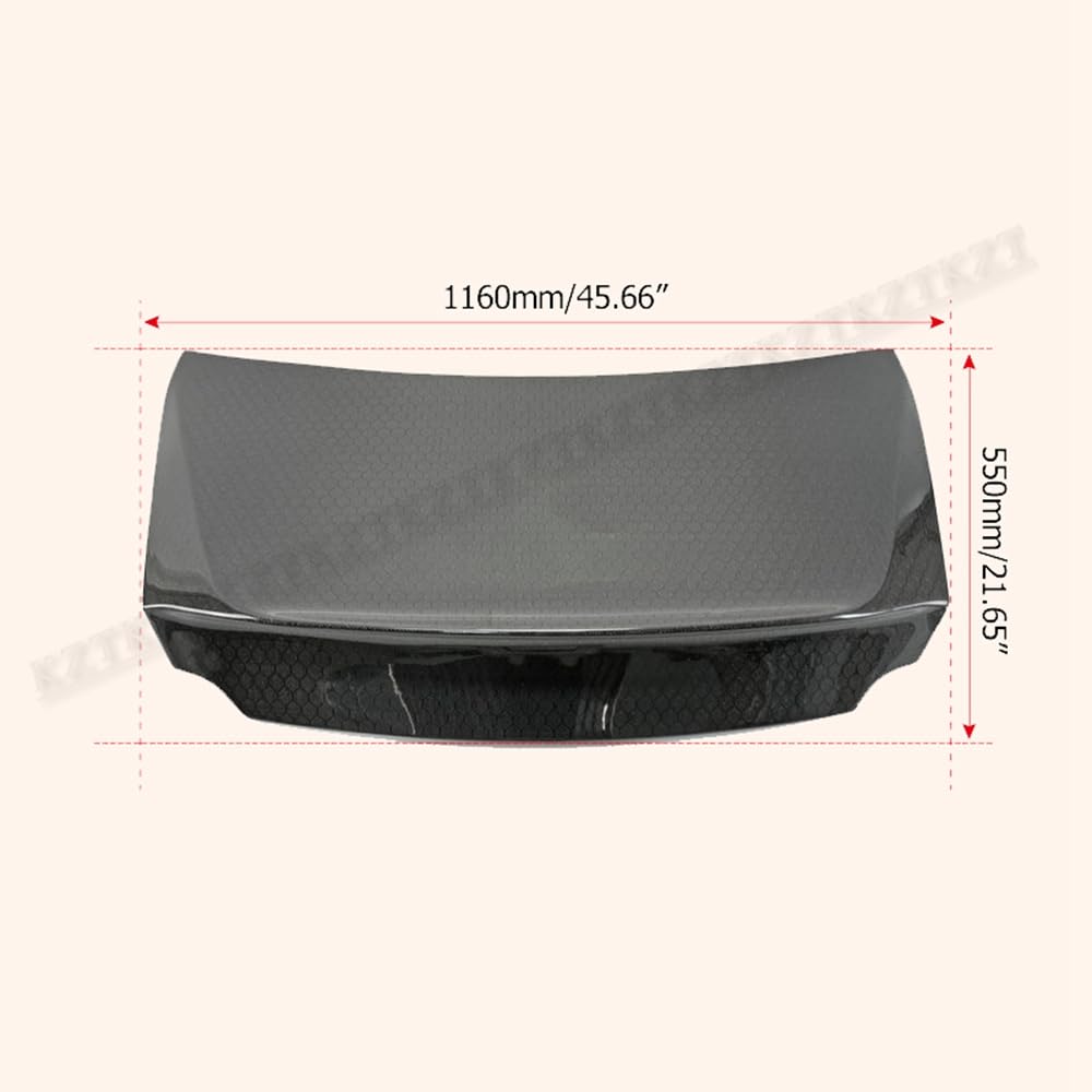 For R35 Gtr Do Style For Nissan Rear Trunk Honey Comb Carbon Fiber