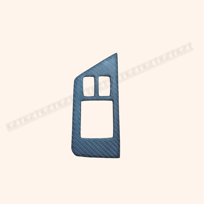 For R35 GTR LHD For Nissan Only Window Lifter Switch Panel Cover Matt Carbon Fiber Kazento Carbon Parts 车身侧板 R35-WSW-LHD-MCF