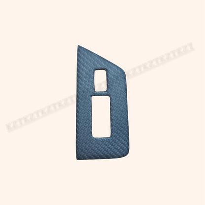 For R35 GTR LHD For Nissan Only Window Lifter Switch Panel Cover Matt Carbon Fiber