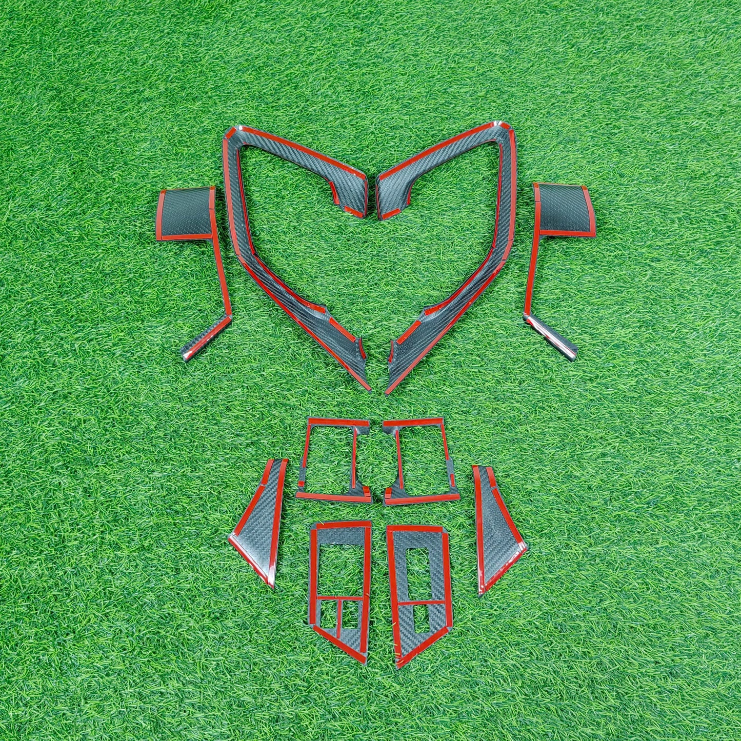 For R35 GTR (LHD Only) Interior Trim Panel Kits Sets 10pcs 2009-2016
