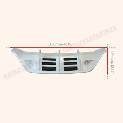 For R35 Type Z For Nissan Rear Under Diffuser Fiber Glass Kazento Carbon Parts 车身侧板 R35-DIF-TYPEZ-FRP