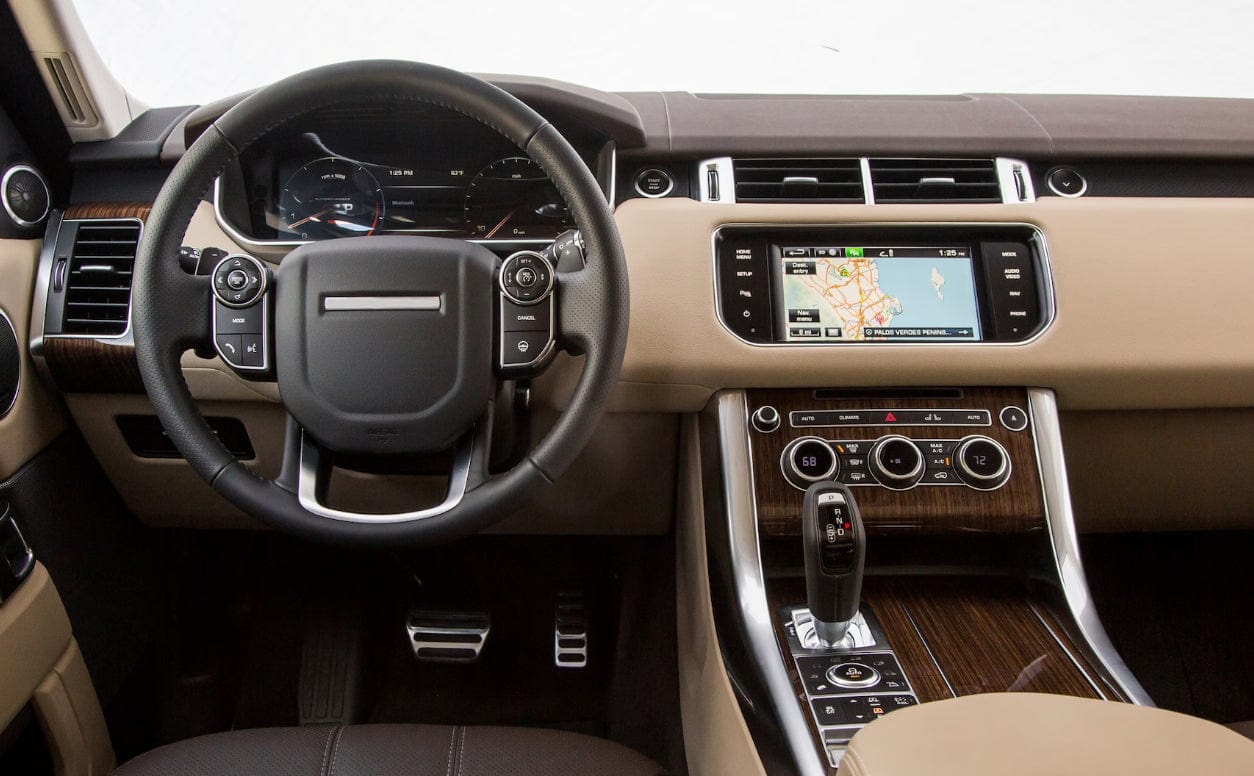 For Range Rover Sport 2014-22 Carbon Fiber D Style Steering Wheel Replacement