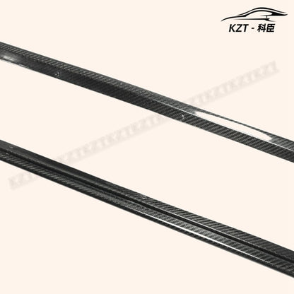 For Subaru 14-18 Impreza Wrx Vab Vaf Bottom Line Side Skirt Rocker Panels Side Part Carbon Fiber Body Kit Replacement