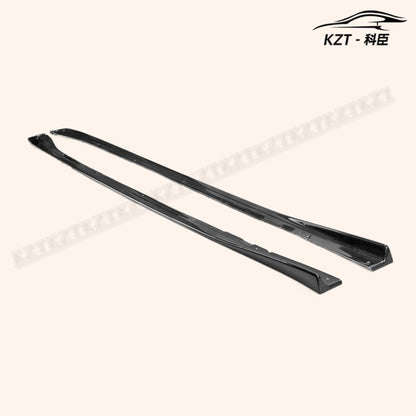 for Subaru 14-18 WRX Sti S4 Vab Vaf Vrsa1 Style Side Skirt Extension Rocker Panels Side Part Carbon Fiber Body Kit Replacement Kazento Carbon Parts 车身侧板 VAB-SSX-VRS-18-CF