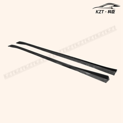 for Subaru 14-18 WRX Sti S4 Vab Vaf Vrsa1 Style Side Skirt Extension Rocker Panels Side Part Fiber Glass Body Kit Replacement Kazento Carbon Parts 车身侧板 VAB-SSX-VRS-18-FRP