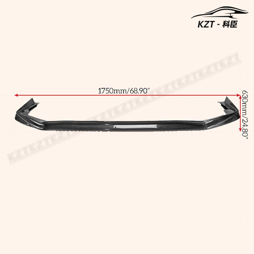 for Subaru 18 Onwards WRX Sti S4 Vab Vaf Vrsa1 Style Front Bumper Lip (Facelifted) Chin Splitter Spoiler Carbon Fiber Body Kits Kazento Carbon Parts 车身侧板 VAB-FL-VRS-19-A-CF