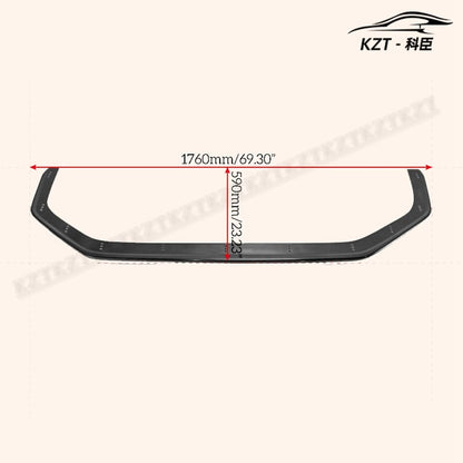 for Subaru 18 Onwards WRX Sti S4 Vab Vaf Vrsa1 Style Front Bumper Lip (Facelifted) Chin Splitter Spoiler Fiber Glass Body Kits Kazento Carbon Parts 车身侧板 VAB-FL-VRS-19-B-FRP