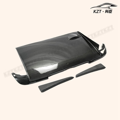 For Subaru 2004-2007 Gdb Gdc Subaru Impreza Wrx 8-9 Rear Diffuser Type A (With Fitting) Carbon Fiber Kazento Carbon Parts 车身侧板 GDB-DIF-WRX-A-CF
