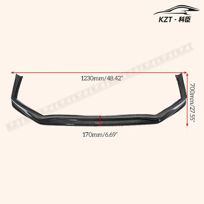 for Subaru 2014-2018 Subaru Impreza Vab Vaf Sti Zr Style Front Bumper Lip Chin Splitter Spoiler Carbon Fiber Body Kits Kazento Carbon Parts 车身侧板 VAB-FL-ZR-CF