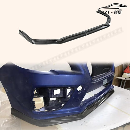 for Subaru 2014-2018 Subaru Impreza Vab Vaf Sti Zr Style Front Bumper Lip Chin Splitter Spoiler Carbon Fiber Body Kits Kazento Carbon Parts 车身侧板 VAB-FL-ZR-CF