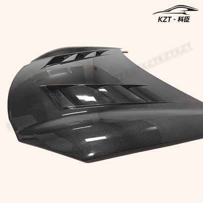 For SUBARU BRZ ZD8 ZN8 GR86 2022-23 AM Style Carbon Fiber Hood Bonnet Kazento Carbon Parts 车身侧板 GR86-HOOD-AM-CF