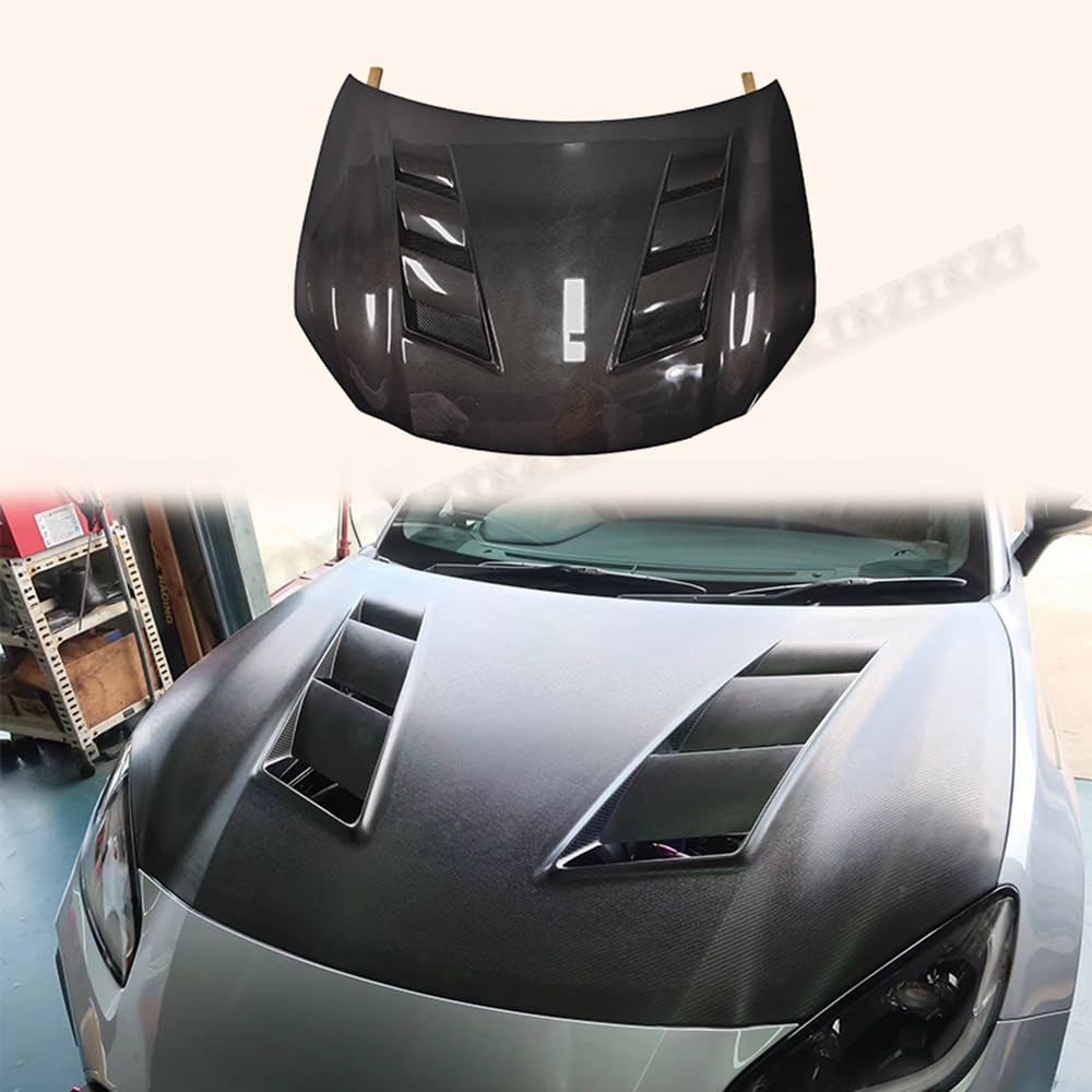 For SUBARU BRZ ZD8 ZN8 GR86 2022-23 AM Style Carbon Fiber Hood Bonnet Kazento Carbon Parts 车身侧板 GR86-HOOD-AM-CF