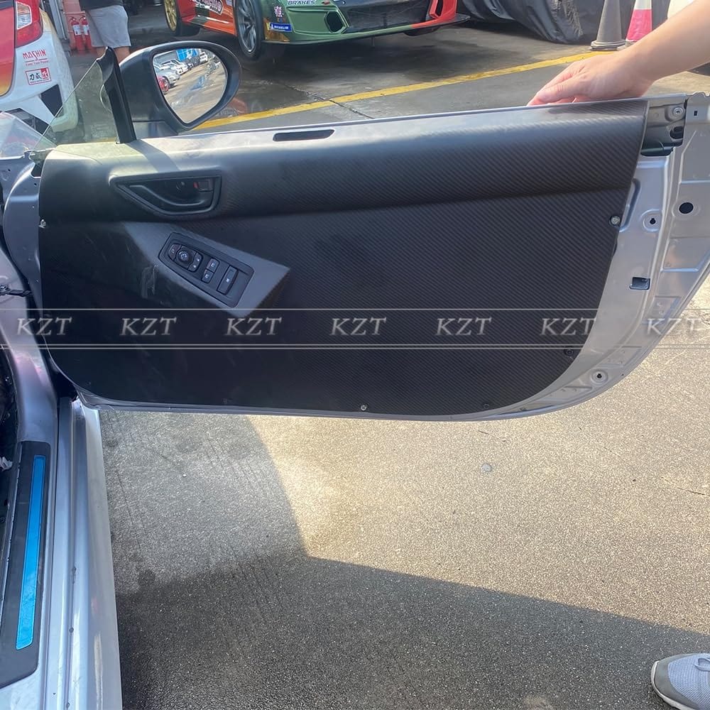 For Subaru BRZ ZD8 ZN8 GR86 KT Style Carbon Fiber Inner Door Panel Kazento Carbon Parts 车身侧板 GR86-INDOOR-KT-CF