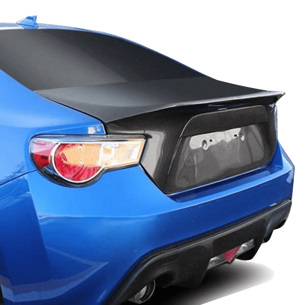 For Subaru FRS Scion BRZ FT86 2013-2020 D-Style Carbon Fiber Trunk Deck Boot Lid Kazento Carbon Parts 车身侧板 Carbon Fiber BRZ-TRUNK-DUCK-CF