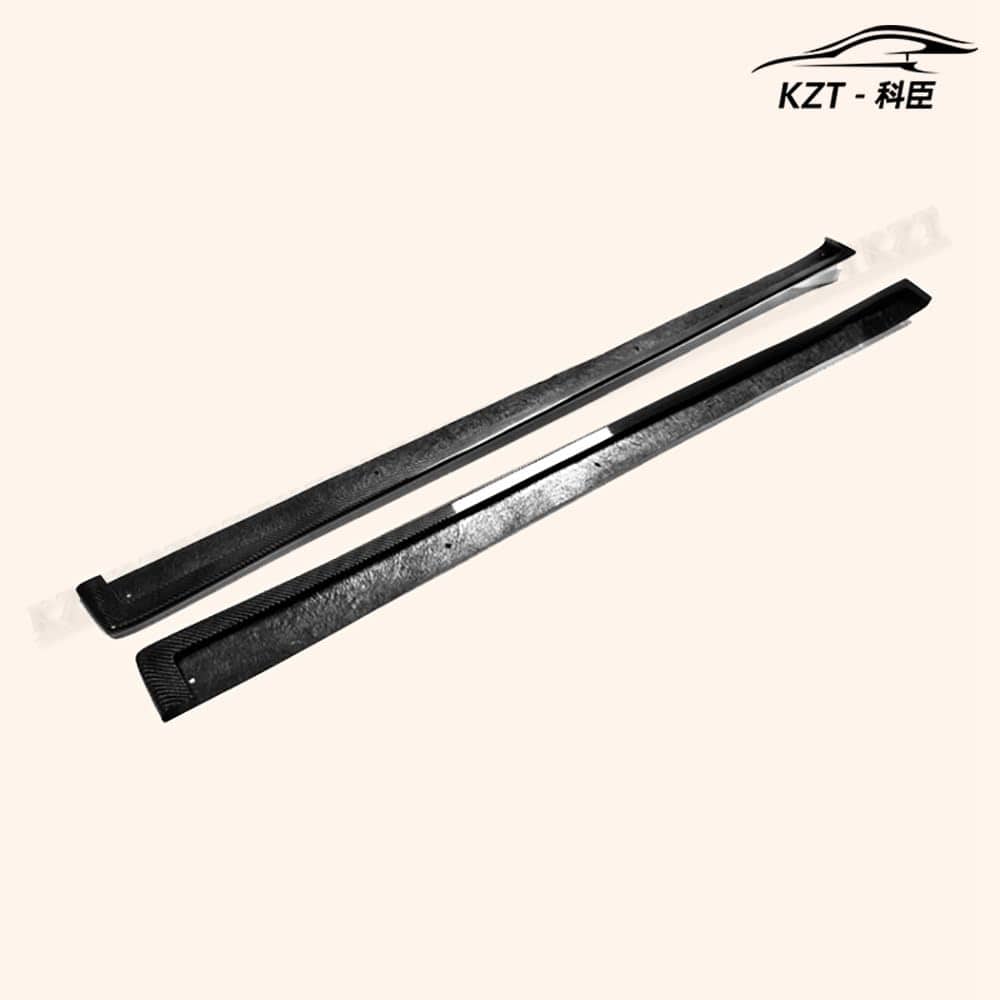 for Subaru Grb Gvb Cs Style Side Skirt(Type 2) Rocker Panels Side Part Carbon Fiber Body Kit Replacement Kazento Carbon Parts 车身侧板 GVB-SS-CHARGE-CF