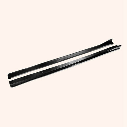 for Subaru Grb Gvb Cs Style Side Skirt(Type 2) Rocker Panels Side Part Carbon Fiber Body Kit Replacement Kazento Carbon Parts 车身侧板 GVB-SS-CHARGE-CF