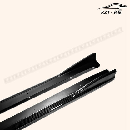 for Subaru Grb Gvb Cs Style Side Skirt(Type 2) Rocker Panels Side Part Carbon Fiber Body Kit Replacement