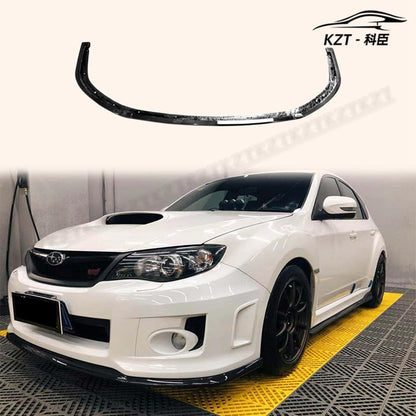 For Subaru Gvb Cs Style Front Bumper Lip (Type 2) Chin Splitter Spoiler Carbon Fiber Body Kits Kazento Carbon Parts 车身侧板 GVB-FL-CHARGE-CF