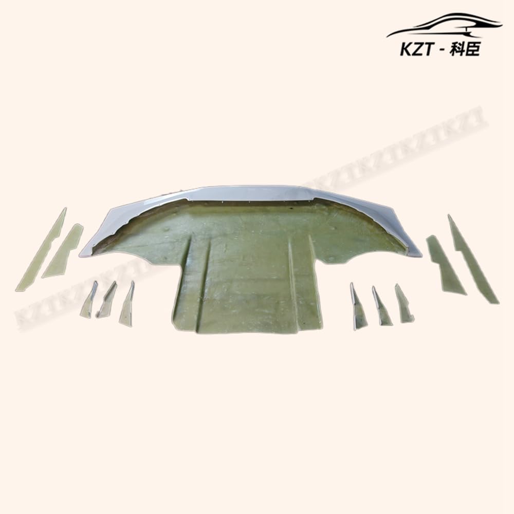 For Subaru Impreza 9 Gen Gdb F Vtxc Style Wide Front Splitter With Diffuser, 6 Bottom Fins & 4 Side Canard Fiber Glass Body Kits