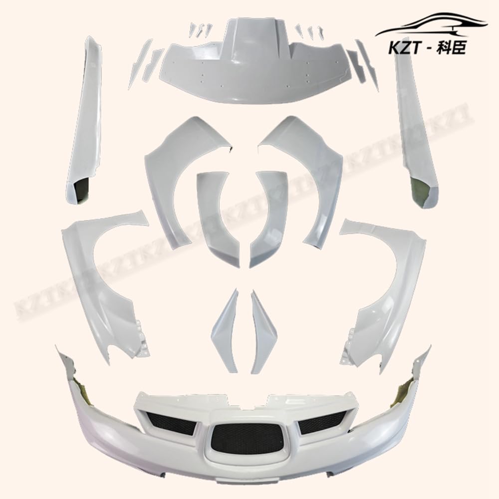 For Subaru Impreza 9 Gen Gdb F Vtxc Style Wide Side Skirt Rocker Panels Side Part Fiber Glass Body Kit Replacement