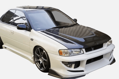 For Subaru Impreza GC WRX STI TF Style Front Vented Hood 1998-2000