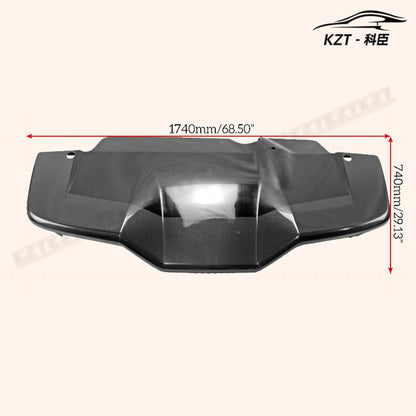 for Subaru Impreza Gda Gdb Gdc 7 8 9 Vot Style Rear Under Diffuser Carbon Fiber Kazento Carbon Parts 车身侧板 GDB-DIF-VTX-CF