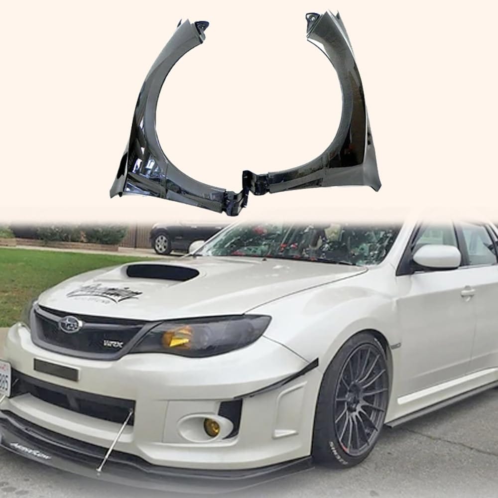 For Subaru Impreza Grb Sti Vented Front Fender Carbon Fiber Kazento Carbon Parts 车身侧板 GRB-FF-STI-CF