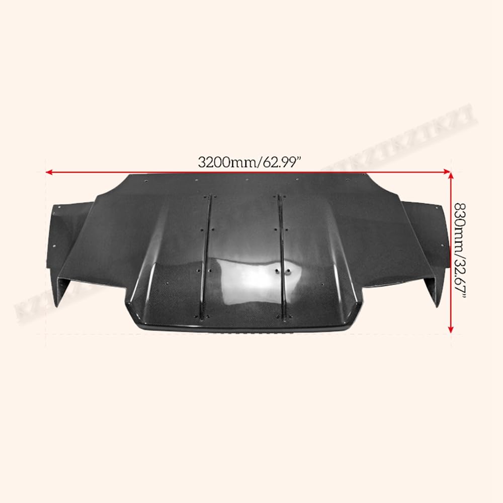 for Subaru Subaru Gvb (Saloon) VRS Style Style Wide Body Version Rear Diffuser Carbon Fiber