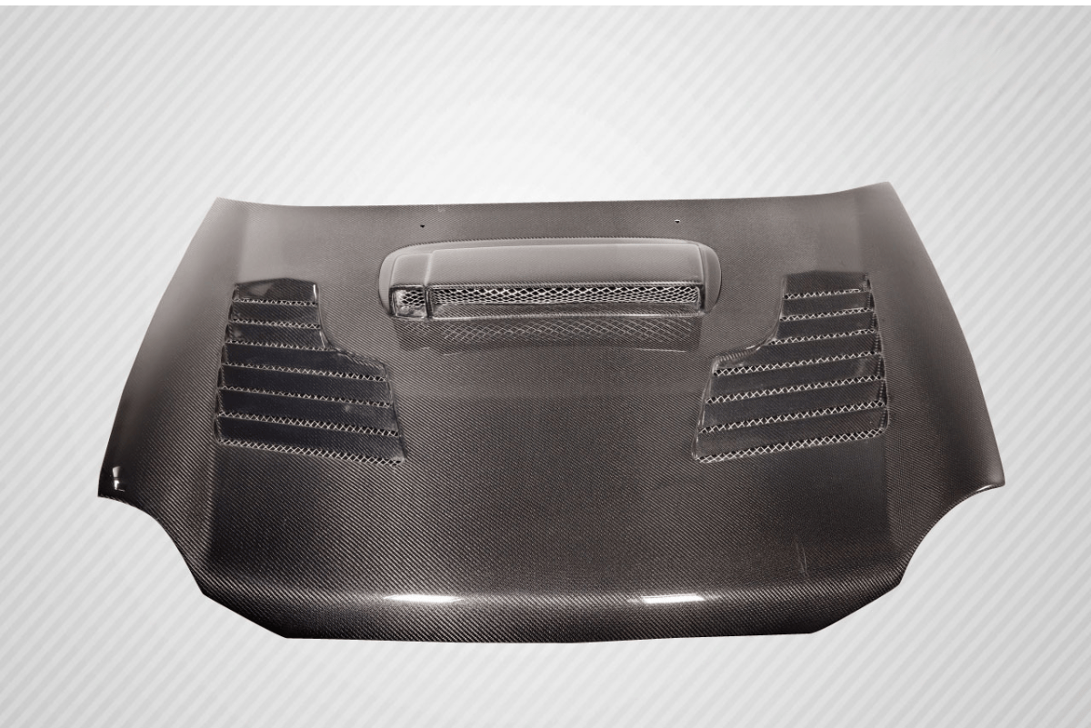 For SUBARU WRX Impreza GDA V2 Style Front Vented Hood 2000-2002