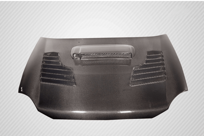 For SUBARU WRX Impreza GDA V2 Style Front Vented Hood 2000-2002