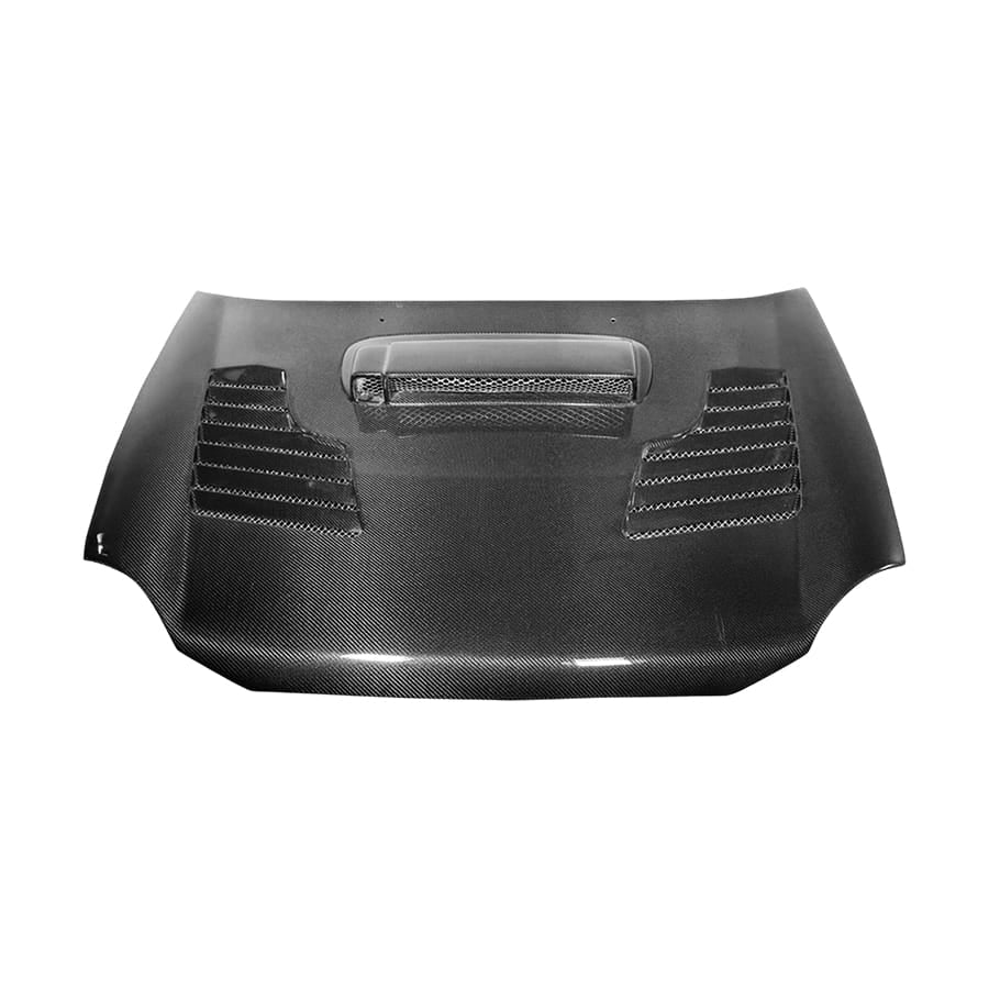 For SUBARU WRX Impreza GDA V2 Style Front Vented Hood 2000-2002