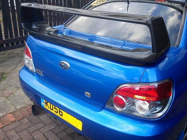 For SUBARU WRX STI 8th Gen GDB OE Style Rear Trunk Spoiler 2004-2005