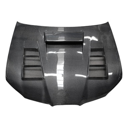 For SUBARU WRX STI GDB V9 KZA Style Front Vented Hood 2006-2007