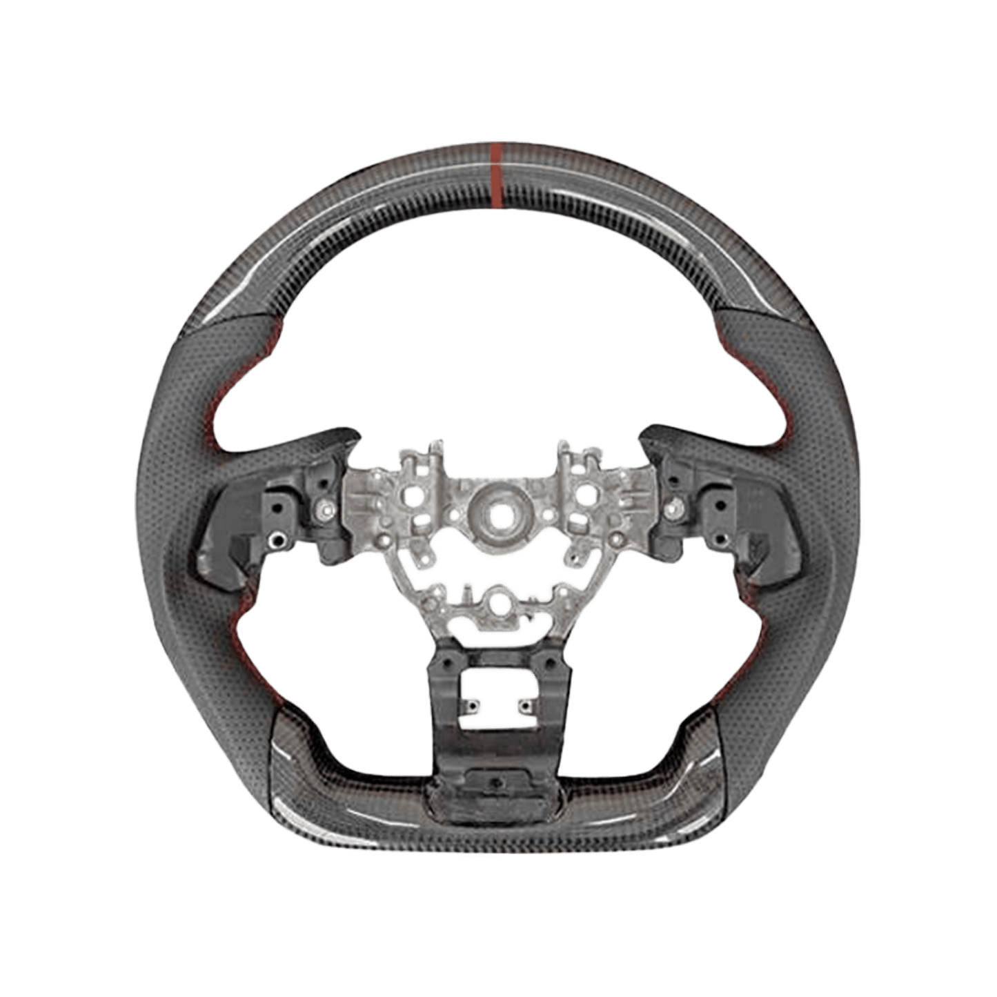 For Subaru WRX STI S4 VB 21-24 Carbon D Style Steering Wheel Replacement Kazento Carbon Parts Carbon Fiber VB-STEERING-D-CF