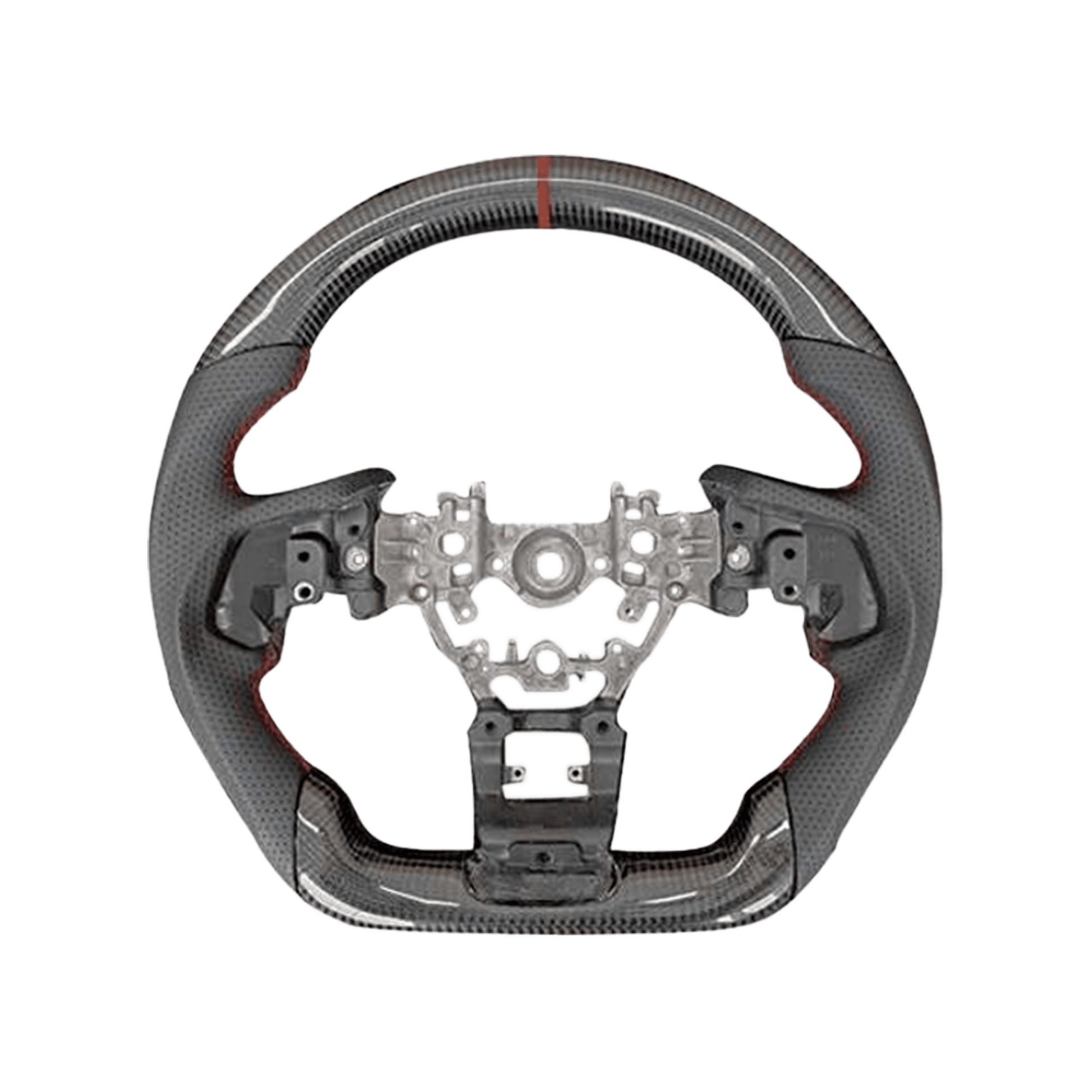 For Subaru WRX STI S4 VB 21-24 Carbon D Style Steering Wheel Replacement Kazento Carbon Parts Carbon Fiber VB-STEERING-D-CF