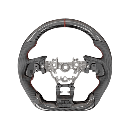 For Subaru WRX STI S4 VB 21-24 Carbon D Style Steering Wheel Replacement Kazento Carbon Parts Carbon Fiber VB-STEERING-D-CF