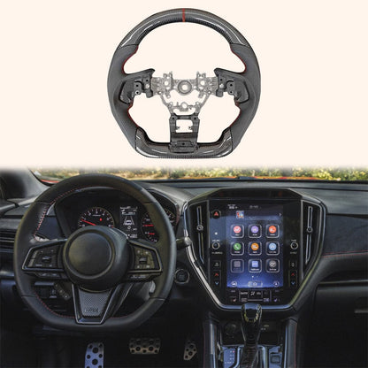For Subaru WRX STI S4 VB 21-24 Carbon D Style Steering Wheel Replacement