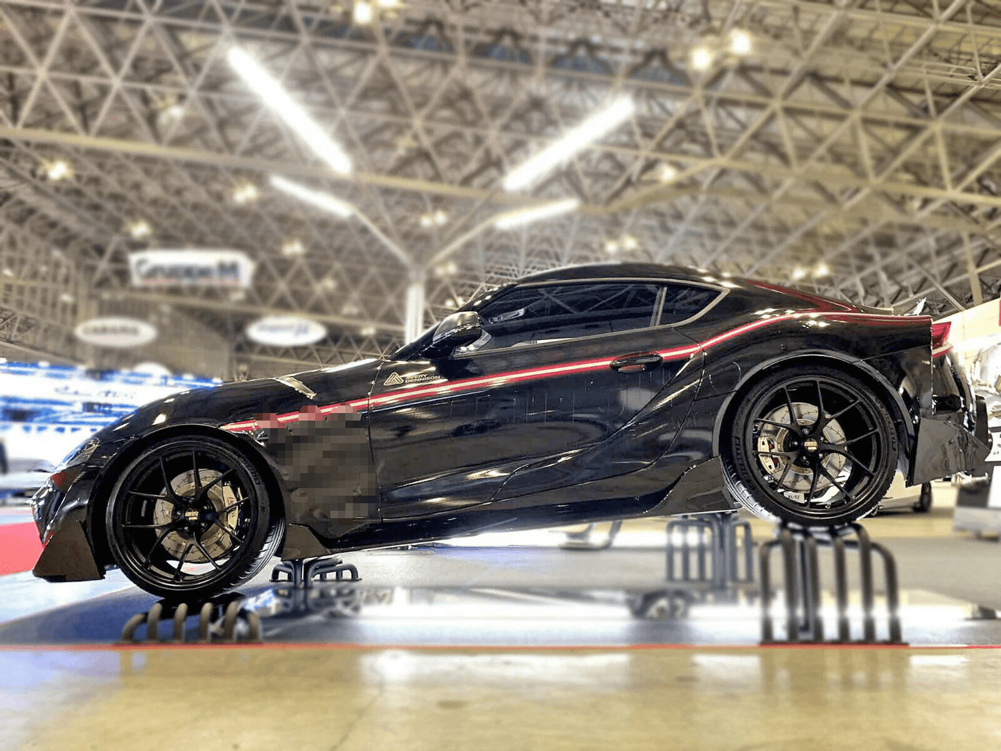 For Toyota 19+ Supra A90 T Type Double Side Carbon Fiber Rear Spats Pair