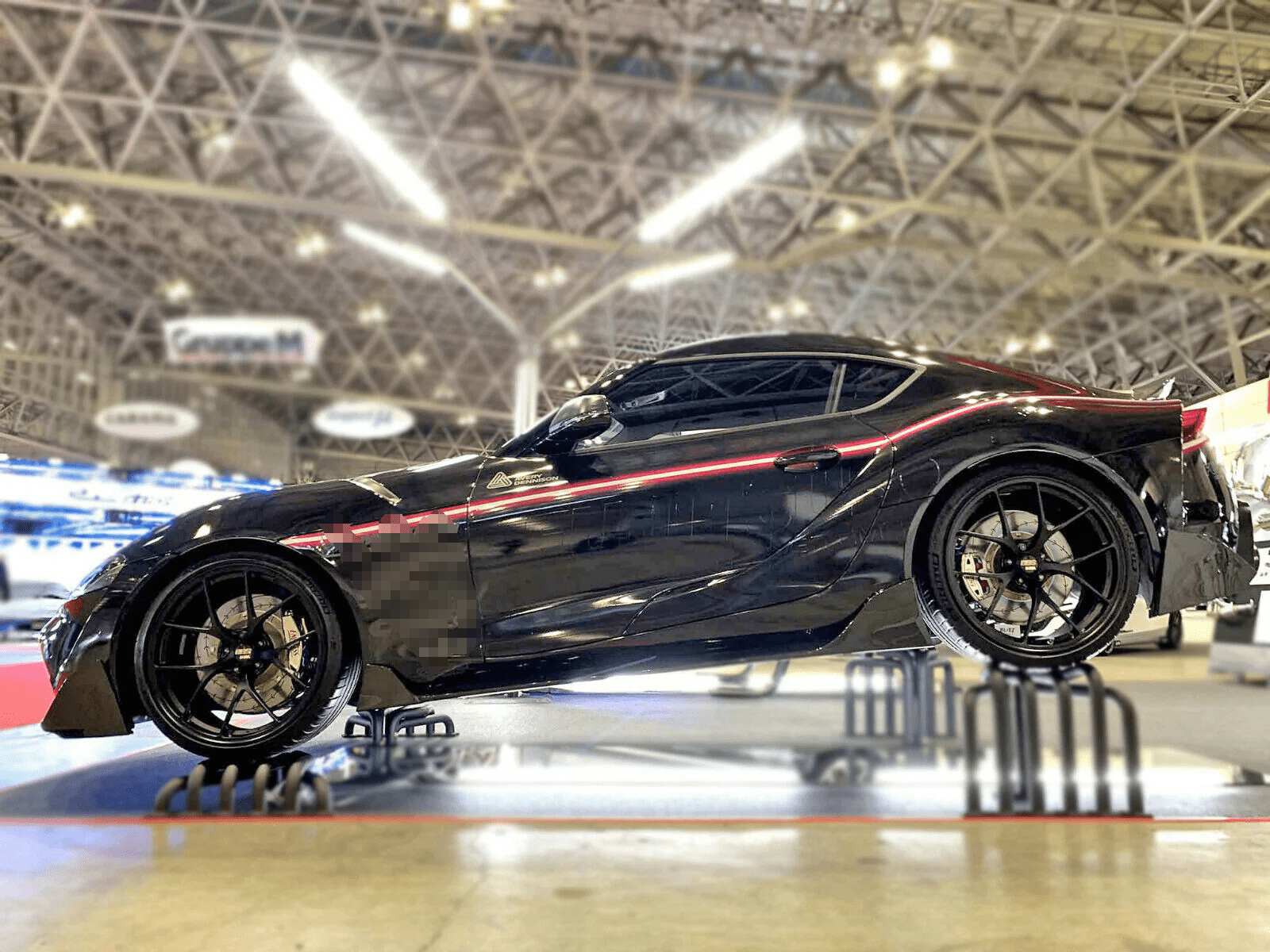 For Toyota 19+ Supra A90 T Type Double Side Carbon Fiber Rear Spats Pair