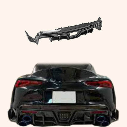 For Toyota 19+ Supra A90 TMS Type Carbon Fiber Body Kit Rear Under Diffuser Lip