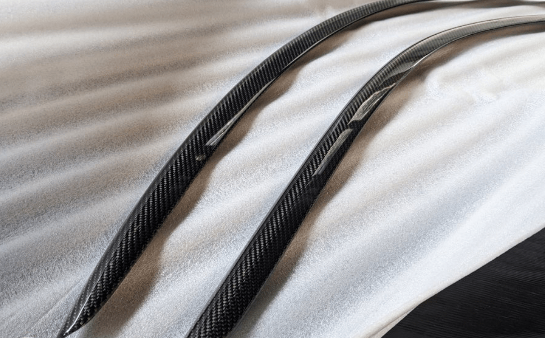 For Toyota 93-98 Supra JZA80 KZ Style Carbon Fiber Wind Trim Visor Deflector Kazento Carbon Parts Carbon Fiber SUPRA-DEF-CF