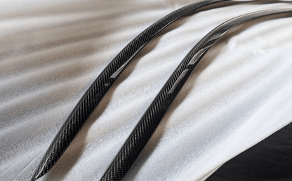 For Toyota 93-98 Supra JZA80 KZ Style Carbon Fiber Wind Trim Visor Deflector Kazento Carbon Parts Carbon Fiber SUPRA-DEF-CF