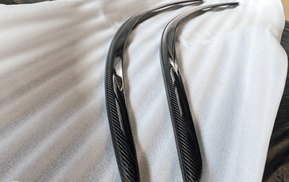 For Toyota 93-98 Supra JZA80 KZ Style Carbon Fiber Wind Trim Visor Deflector Kazento Carbon Parts Carbon Fiber SUPRA-DEF-CF