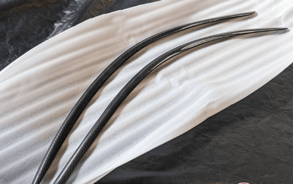 For Toyota 93-98 Supra JZA80 KZ Style Carbon Fiber Wind Trim Visor Deflector Kazento Carbon Parts Carbon Fiber SUPRA-DEF-CF