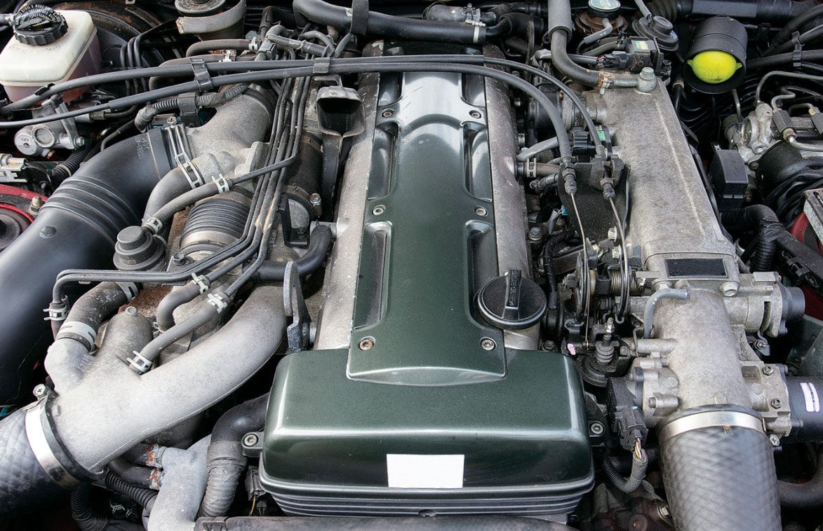 For Toyota 93-98 Supra MK4 A80 2 Door Carbon Fiber Engine Plug Cover Panel