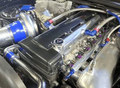 For Toyota 93-98 Supra MK4 A80 2 Door Carbon Fiber Engine Plug Cover Panel